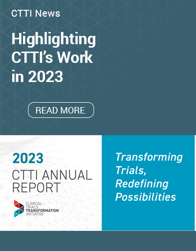Highlighting CTTI's Work in 2023